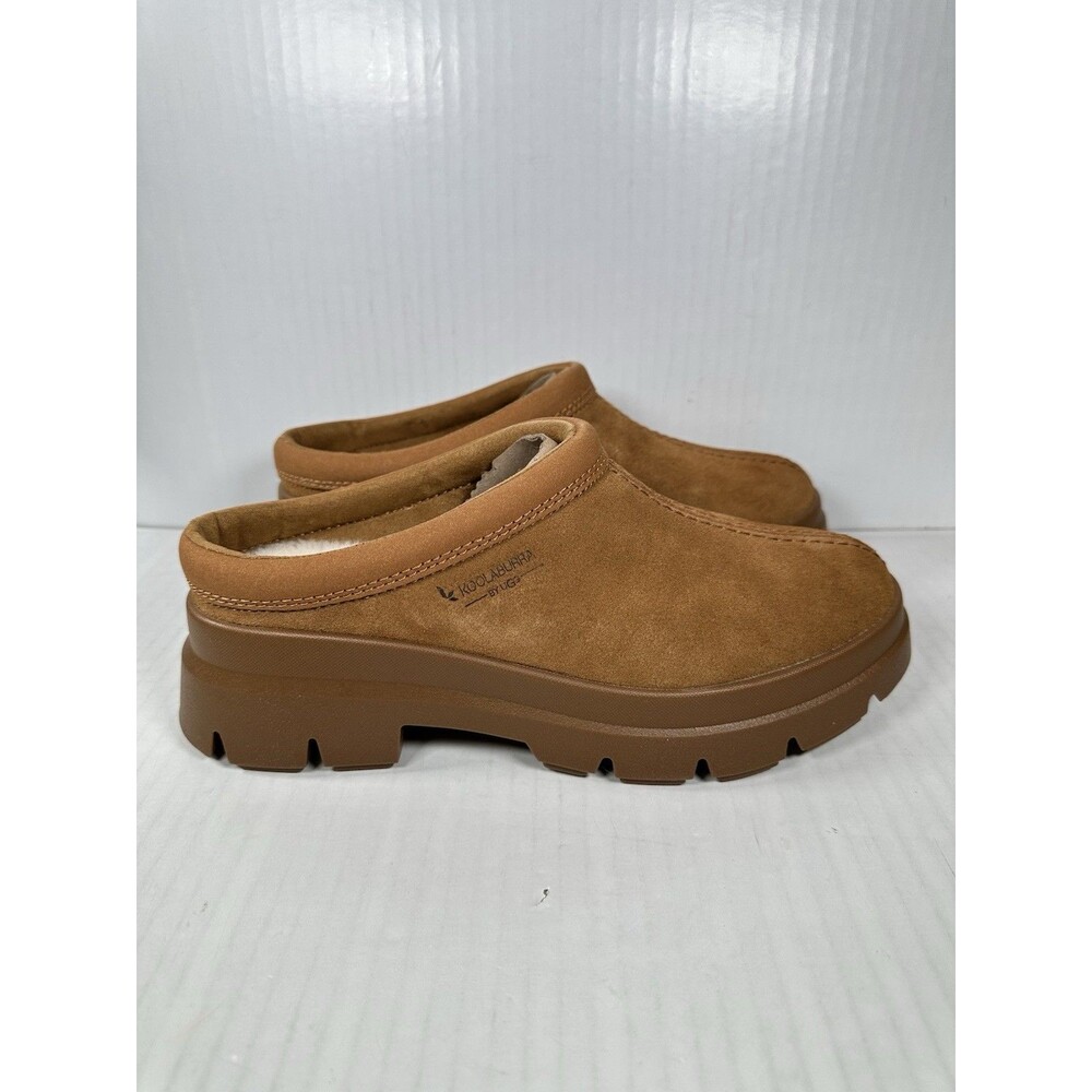 Size 8 Koolaburra by UGG Women's Neerie Slip On Clog Shoes Chestnut Brown NEW